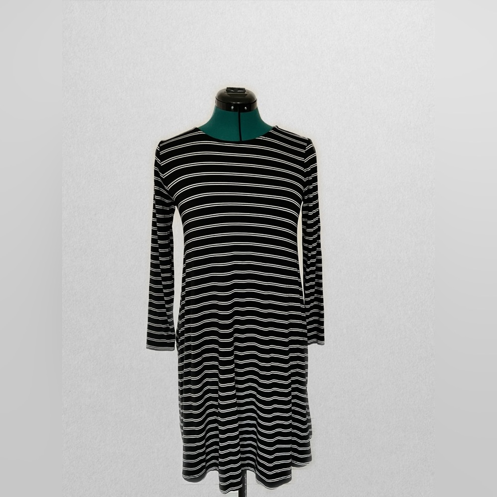 Old Navy Striped Long Sleeve T-Shirt Dress- Size XS